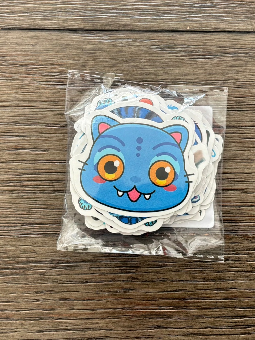 55pc Derpy Tiger Stickers